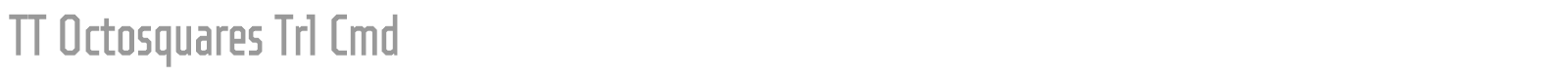 TT Octosquares font preview